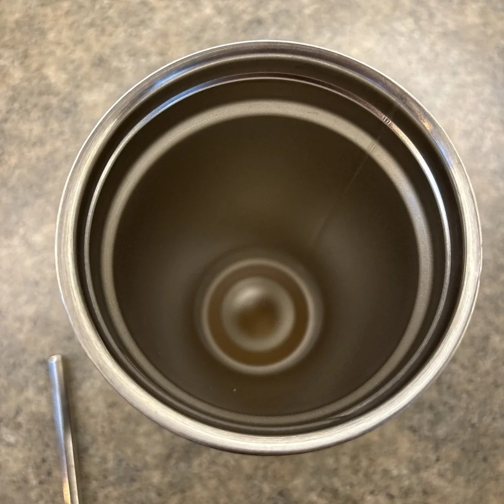 Starbucks Stainless Steel Tumbler 16 Oz Coffee Tea Water + Straw